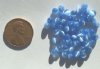 50 4mm Round Light Sapphire Fiber Optic